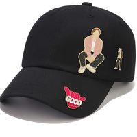 Épingles à chapeau personnalisées en métal avec logo, badges en émail argenté et doré, aimants pour revers