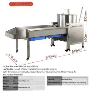 Máquina de <span class=keywords><strong>Palomitas</strong></span> de Maíz Americana Automática a Gas, Comercial, Económica, con Bolsa Calentadora para <span class=keywords><strong>Palomitas</strong></span> de Maíz Preparadas en el Escritorio - Product Image 3