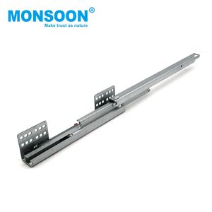 Sistema de cajones ocultos de doble pared para cocina, con montaje inferior, cierre suave y silencioso, para cajones de vidrio, altura 167. - Product Image 4