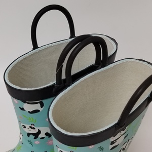 حذاء مطري للأطفال بألوان وبطانات مطبوعة وذات تصميم شائع من باندا - Product Image 6