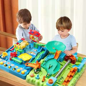 Jungle Adventure Ball Run Challenge Juego de pista de laberinto de lógica multifuncional para niños Habilidades de enfoque y resolución de problemas - Product Image 5