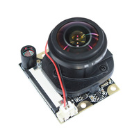 5MP OV5647 modul kamera Fisheye, sudut lebar 175 derajat dengan IR-CUT untuk Raspberry Pi 3B + 4B
