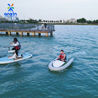 Équipement d'amusement aquatique commercial, kart aquatique gonflable pour une personne, bateau électrique, mini jet ski portable