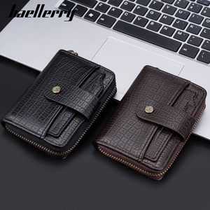 Tarjetero Baellerry para Hombre, Cartera con Cierre de 4 Pulgadas, Diseño de Piedra Negra, Estuche para Tarjetas de Crédito, Uso Diario - Product Image 4