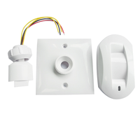 DC9V 12V filaire passif PIR capteur infrarouge détecteur de mouvement Angle réglable rideau pour fenêtre porte entrée système d'alarme de sécurité