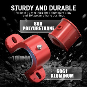 Support de barre anti-roulis arrière en aluminium BEVINSEE avec bagues en polyuréthane 80A pour VW Volkswagen <span class=keywords><strong>Golf</strong></span> MK7.5 MK8 CD Mk7 <span class=keywords><strong>Clubsport</strong></span> - Product Image 6