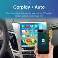 Para Cadillac CTS 2007-2012 navegación GPS Android 13 pantalla táctil Tesla reproductor Multimedia estéreo inalámbrico Carplay Unidad Principal