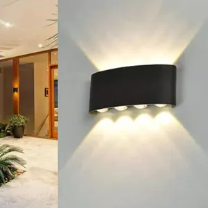 ip44 led european decor style up and down indoor outdoor led wall mounted light for courtyard garden home living room