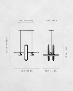 XZ Dark Deconstructivist Design AFTERGLOW Vintage Led vieilli laiton lustre Vertical plafond Antique suspension lampe lumière cuisine - Product Image 2