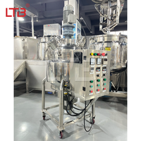 Nouvelle ligne de production de lotion corporelle à double enveloppe, machine mélangeuse pour nettoyant visage, savon liquide, sauce et détergent