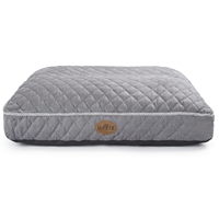 Tapis orthopédique personnalisé pour animaux de compagnie, tissu matelassé 100% polyester, mousse à mémoire de forme D32 Egg Crate, mousse 25D, OEM ODM