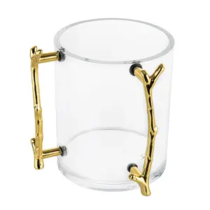 Guangdong Acrylic Factory Custom Lucite Twig Washing Cup