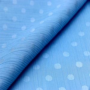 Tissu Jacquard Yoryu en Chiffon 100% Polyester Vintage à Pois Tissé Léger pour Robes de Mariée, Costumes, Lingerie et Chemises pour Filles - Product Image 4