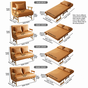 Divano Letto Pieghevole 3-in-1 in Tessuto Tecnologico Rimovibile <span class=keywords><strong>e</strong></span> Lavabile per Casa, Hotel, Ufficio - Disponibile OEM/ODM VLranlife - Product Image 4