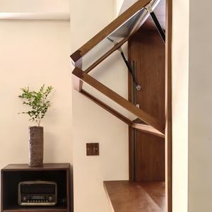 <span class=keywords><strong>Finestra</strong></span> Pieghevole di Sicurezza HONSUN in Alluminio e Vetro Temperato di Alta Qualità con <span class=keywords><strong>Doppia</strong></span> Aletta - Product Image 2