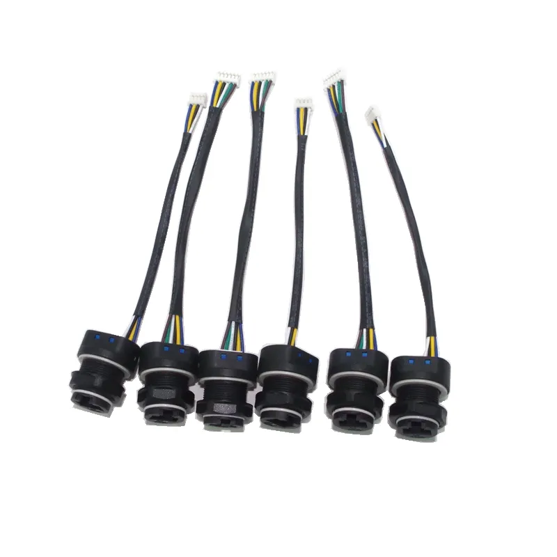 מחבר IP68 RJ45 מותאם אישית HD עם רתמת חוט כבל פאנל 4PIN 8PIN מהפך סולארי מחברי RJ45