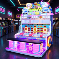 Machine de jeu d'arcade de tir de balles pour enfants, à monnayeur, garantie 1 an, en anglais, avec prix de récompense