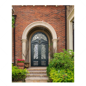 Nouvelle conception, fournisseur chinois, portail <span class=keywords><strong>de</strong></span> villa <span class=keywords><strong>de</strong></span> style européen, portail en fer, cour, <span class=keywords><strong>garage</strong></span>, <span class=keywords><strong>porte</strong></span> en fer antivol <span class=keywords><strong>de</strong></span> grande taille - Product Image 5