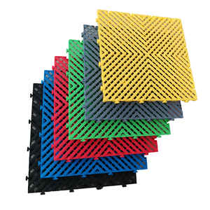 ריצוף מוסך 2025 באיכות גבוהה משתלבים פלסטיק <span class=keywords><strong>1</strong></span> חתיכה תעשייתי מקורה אדום צהוב ירוק שחור ירוק שחור - Product Image 3