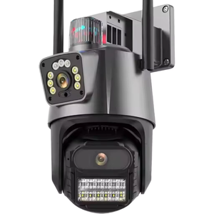 Factory Direct Color Night Vision Wireless CCTV <b>Camera</b> Dual Lens Outdoor Security <b>Camera</b> V380 PTZ <b>Camera</b> for Shop Security P11 B - Product Image 1