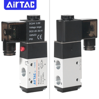Vanne pneumatique AIRTAC 3V110-06/3V210-08/3V310-10NC normalement fermée, électrovanne de réverser l'air