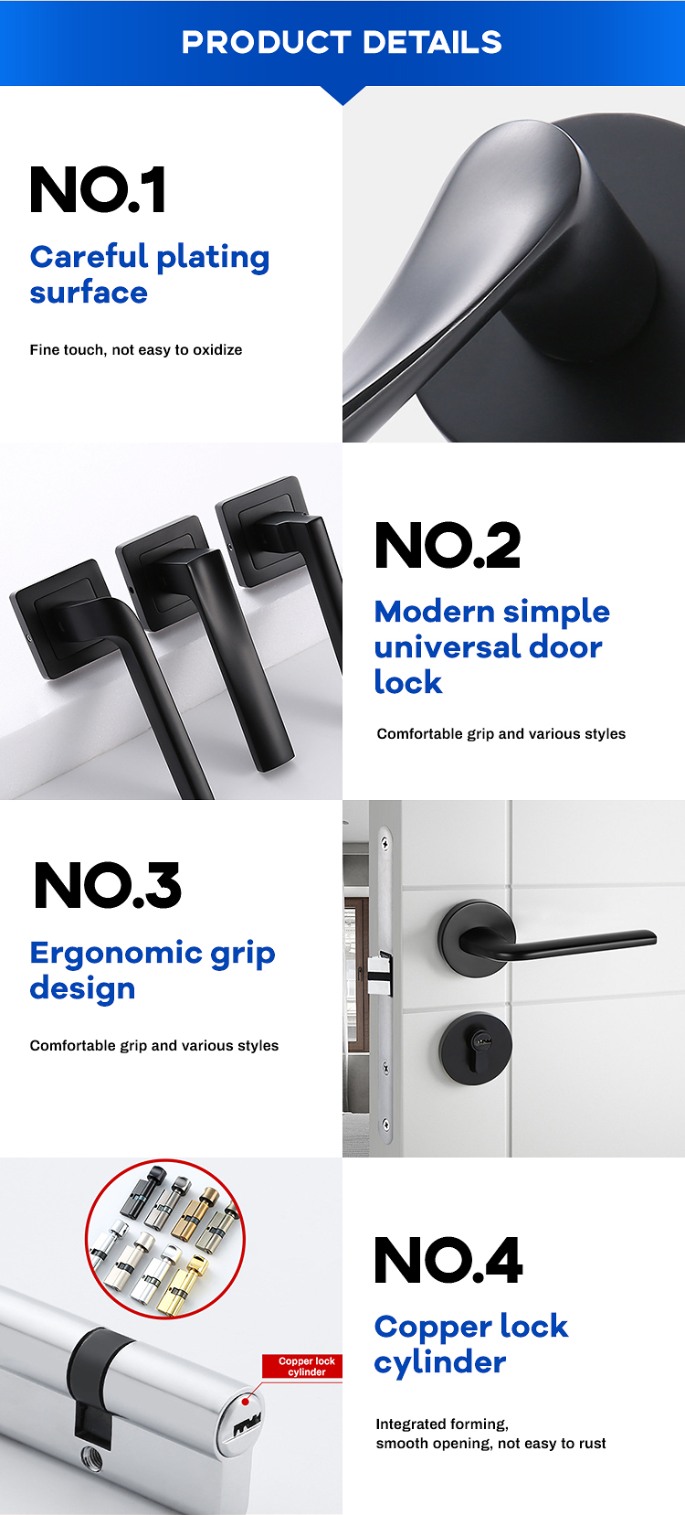 handle locks for wooden door
