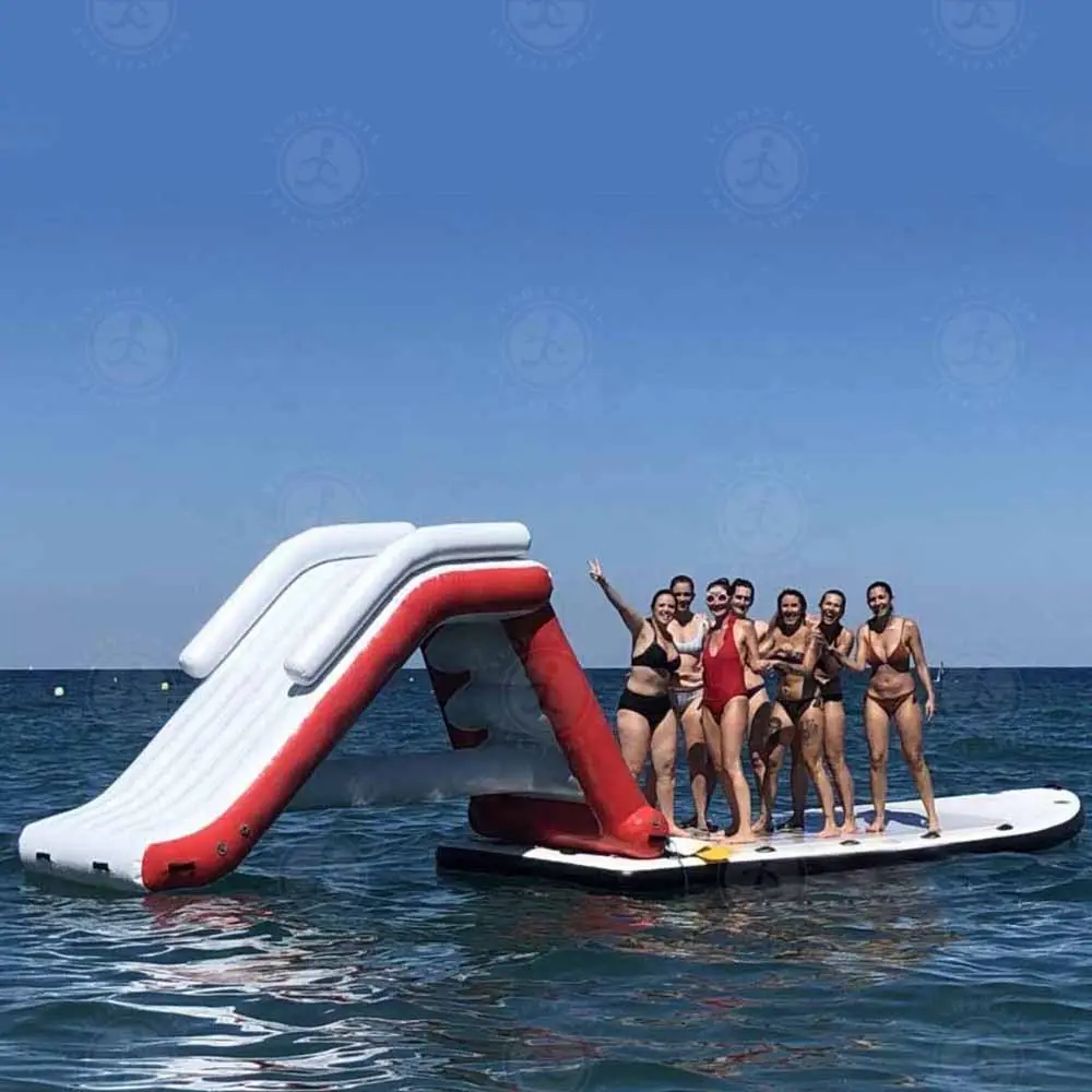 Hot Sale Heavy Duty Water Park Slide Water Toy Sand Slide Board Giant Inflatable Paddle Board Slide For Sale