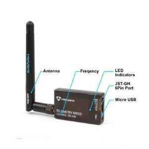 Radio de télémétrie HolyBro SiK V3 100mW/500mW 433/915MHz APM Pixhawk Radiolink MINI <span class=keywords><strong>PIX</strong></span> pour contrôleur de vol de drone RC - Product Image 4