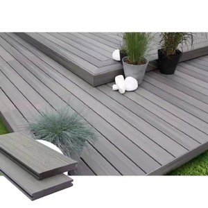 Décoration accueillante matière première extérieure Anti-uv <span class=keywords><strong>bois</strong></span> plastique Composite Decking <span class=keywords><strong>bois</strong></span> Wpc Decking - Product Image 4