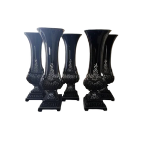 Florero de Metal Pulido Hecho a Mano, Elegante Maceta Decorativa para Decoración de Hoteles, Hogar y Sala de Estar - Product Image 1