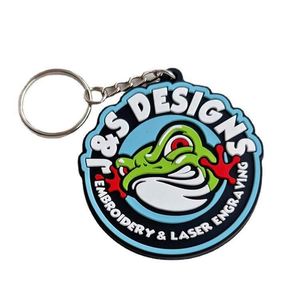 PVC Silicone Soft <b>Keychain</b> Custom <b>Anime</b> Cartoon Character Pendant Logo Advertising Business Gift Xiangjiu Brand Modern Simple - Product Image 6