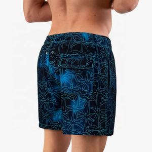 Shorts de bain pour hommes en coton et nylon, taille 4XL, vêtements de sport décontractés, imperméables, extensibles, imprimés, logo personnalisé, directement de l'usine - Product Image 4