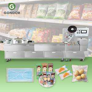 Machine de paquetage automatique de table pour sachets de papier, pour produits tels que sachets de pain grillé, emballages de glace, savon en barre solide, serviettes, produits de bain, cigarettes et tabac - Product Image 1