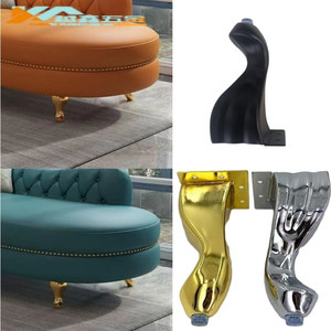 Patas de Sofá de Metal Estilo Nórdico Italiano, 14 cm de Altura, Diseño de Pie de Mujer, Accesorios para Patas de Muebles - Product Image 1