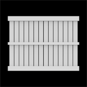 6'x8 'ホワイトPVCフェンシングガーデンPVCフェンシングホワイトビニールフェンスパネル - Product Image 4