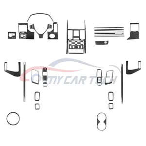 Cho Dodge Caravan 2008-2010 sợi carbon nội thất Trim Sticker Dash TRIM