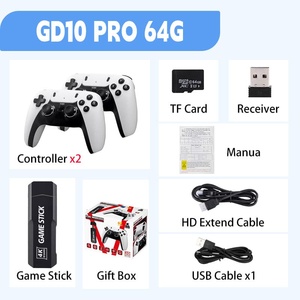 Consola de Videojuegos Inalámbrica HD con 20000 Juegos, 9 Emuladores, 2 Controles 2.4G, HDMI, Smart TV, Plug and Play, Stick X2 Plus 4K Ultra - Product Image 6