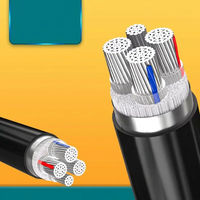 Câble d'alimentation YJLV en aluminium isolé XLPE, gaine PVC, basse tension, pour installation souterraine, 4 conducteurs