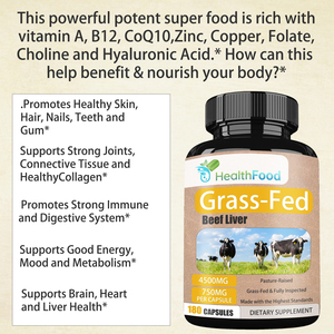 Private Label Grass-Fed Capsules with Bovine Liver Strengthen <b>Your</b> Immunity Grow Stronger Joints Ligaments & Tendons Capsules - Product Image 4
