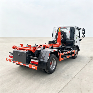 รถบรรทุกเก็บขยะแบบมีแขนเกี่ยว Dongfeng Duolika ขับเคลื่อน 4x2 เครื่องยนต์ดีเซล ขายตรงจากโรงงาน ราคาพิเศษ รถบรรทุกเก็บขยะแบบ Roll Off พวงมาลัยซ้าย - Product Image 5