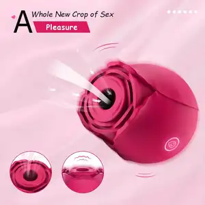 Amazon Top Seller Rose Toy Clitoral Rose Sucking Vibrator Adult Toys Valentines Gifts Girl Sex Toys For Woman