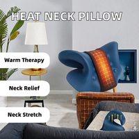 Dispositif de traction cervicale chauffé au graphène Oreiller de soulagement de la douleur au cou et aux épaules Oreiller de massage pour l'étirement et la relaxation