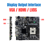全新 HM65 薄型 Mini-ITX 主板支持 Intel 第二代和第三代笔记本电脑 CPU DDR3 SO-DIMM MSATA SSD SATA2.0 HM65 Mini-ITX 主板