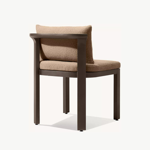 Ensemble de salle à manger en aluminium pour l'extérieur, chaises et table de jardin pour patio, hôtel, villa, parc - Product Image 4