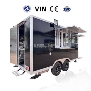 High Quality Trailers For Fast Yellow Truck Mobile Food Trailer With Full Kitchen - Product Image 6