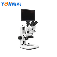 Binocular Pose Diamond Setting Auxiliary Microscope Jewelry Engraving Magnifying Stereomicroscope Jewelry Making Equipment