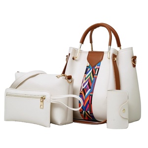 Nuevo Set de Bolsos de PU de Alta Calidad HK 2026, 4 Piezas en 1, Bolsos de Moda para Mujer, Bolso Grande de Hombro y Bandolera - Product Image 1