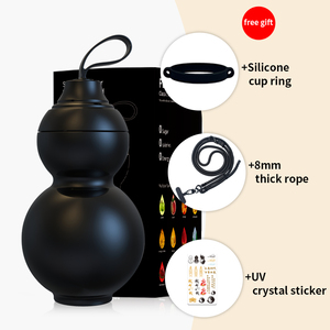 Bouteille d'eau aromatisée en forme de <span class=keywords><strong>gourde</strong></span>, grande capacité 900 ml, en Tritan, pour usage quotidien et extérieur - Product Image 2