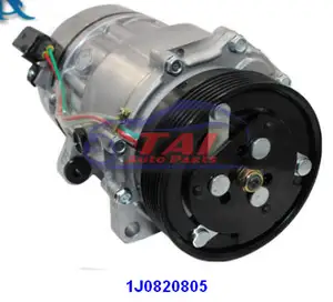 Compressor universal de ar condicionado automotivo, 7v16, 1206 mah