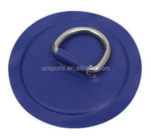 Parche adhesivo de PVC de acero 316, anillo en <span class=keywords><strong>D</strong></span> resistente para tabla de surf, Red de PVC para embalaje, tabla de paddle, barco, kayak - Product Image 1